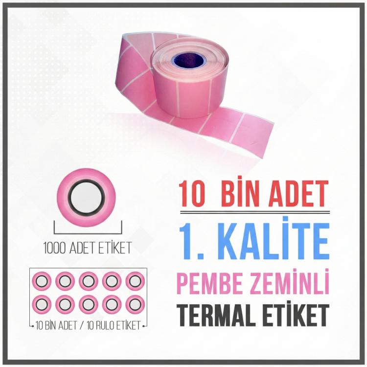 İlaçTarif Etiketi (10.000 Adet) 40mm X 60mm Pembe Zemin Etiket İlaçTarif Etiketi (10.000 Adet) 40mm X 60mm Pembe Zemin Etiket